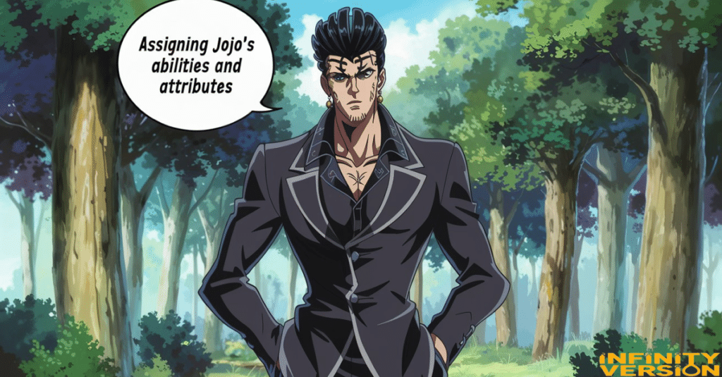 Assigning Jojo’s Abilities and Attributes