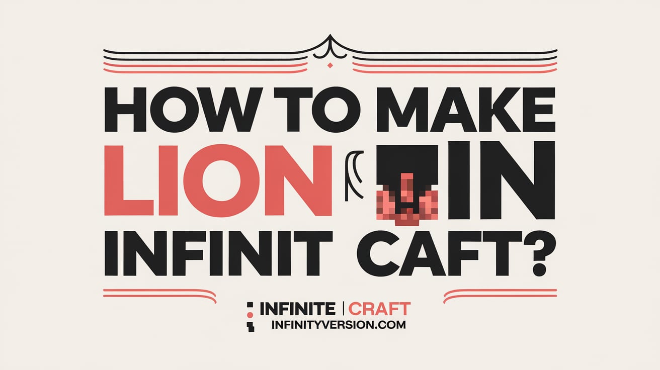 Lion in infinite craft